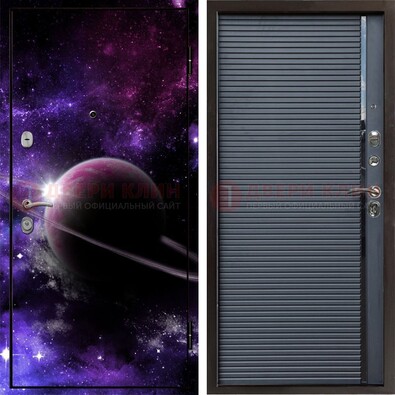 Металлическая дверь с фотопечатью Сатурна ДФ-20 в Тамбове