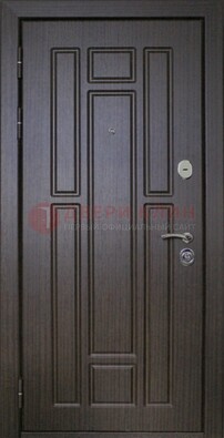 Одностворчатая входная дверь с накладкой МДФ ДМ-131 в Тамбове