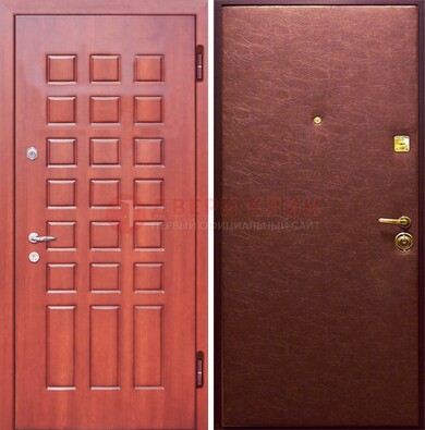 Входная дверь с МДФ и винилискожей ДМ-178 для офиса в Королеве