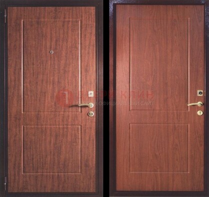 Фрезированная металлическая дверь с МДФ ДМ-182 в Тамбове