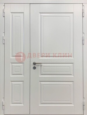 Полуторная светлая металлическая дверь с МДФ ДМ-336 в Тамбове