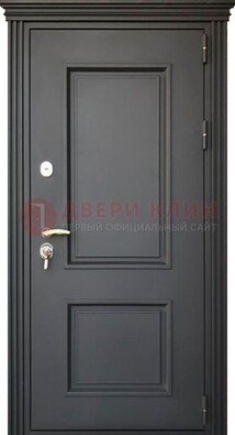 Чёрная дверь с МДФ ДМ-520 в Тамбове