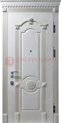 Белая дверь с МДФ ДМ-525 в Тамбове