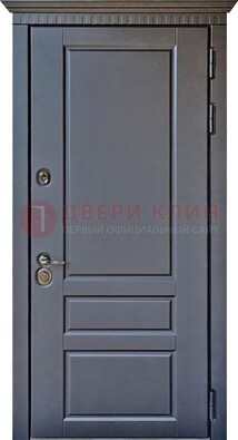 Тёмная входная дверь для коттеджа с МДФ ДМ-528 в Тамбове