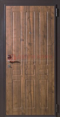Прочная металлическая дверь с МДФ ДМ-68 в Тамбове