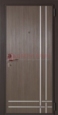 Квартирная стальная дверь с МДФ с декоративными вставками ДМ-89 в Тамбове