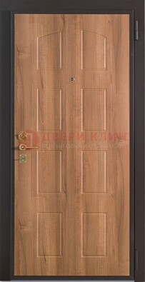 Железная дверь с МДФ с рисунком ДМ-91 в дом из бревна в Тамбове