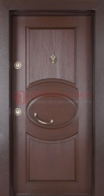 Железная дверь с массивом дуба в стиле классика ДМД-55 в Тамбове