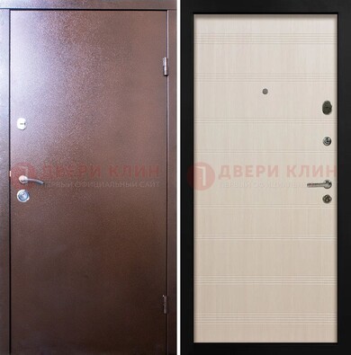 Входная дверь с порошковым покрытием и терморазрывом МДФ ДП-210 в Тамбове