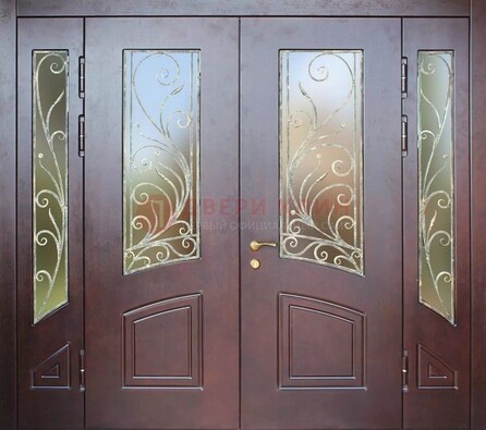 Парадная дверь ДПР-58 с остеклением в Тамбове