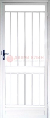 Железная решетчатая дверь белая ДР-32 в Тамбове