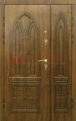 Входная дверь с виноритом и узором ДВТ-181 в Тамбове