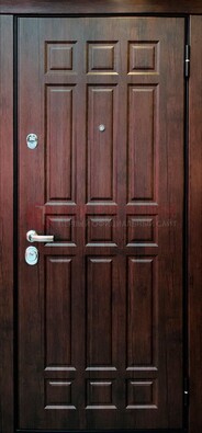 Темная стальная дверь с виноритом ДВТ-45 в Тамбове