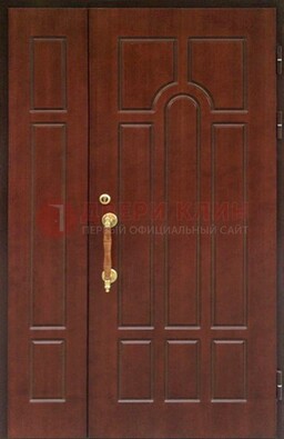 Стальная полуторная дверь для частного дома ПЛ-13 в Тамбове