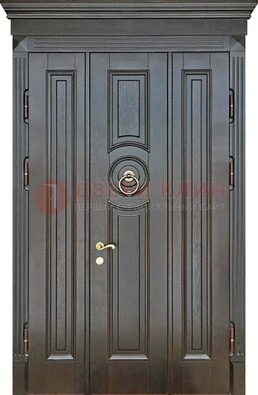 Классическая полуторная металлическая дверь МДФ ПЛ-23 в Тамбове