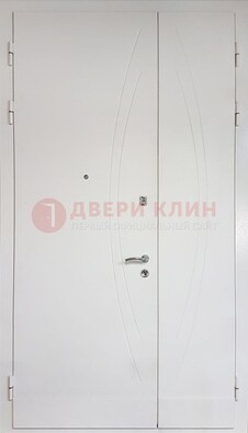 Современная полуторная стальная дверь с МДФ панелью ПЛ-25 в Тамбове