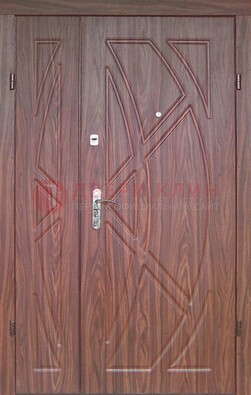 Железная тамбурная полуторная дверь с МДФ ПЛ-7 в Тамбове